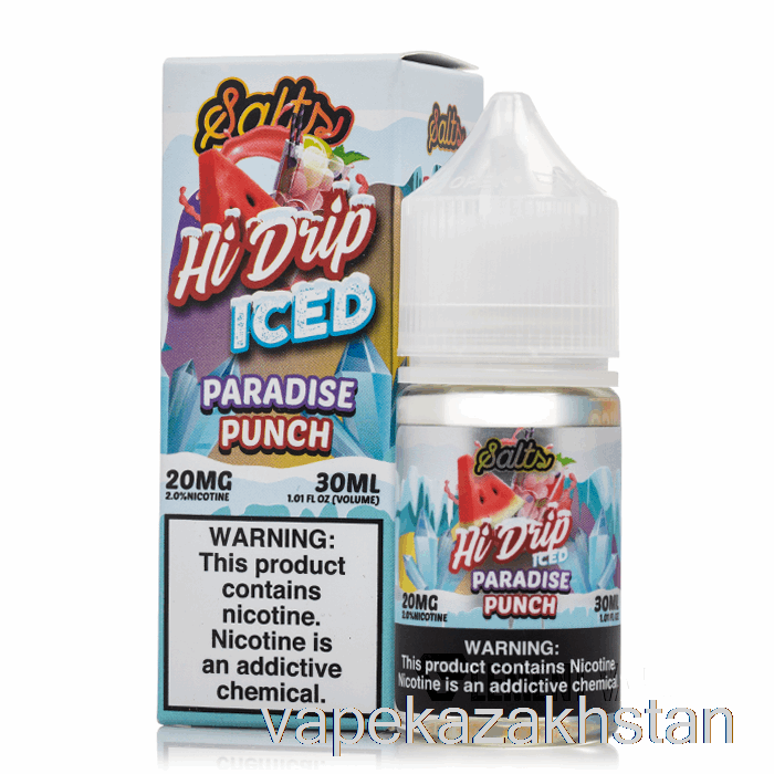 Vape Disposable ICED Paradise Punch - Hi-Drip Salts - 30mL 20mg